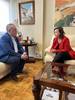 Foto La eurodiputada Leire Pajn visita el Ayuntamiento de Ibi  para tratar temas de relevancia para la localidad 